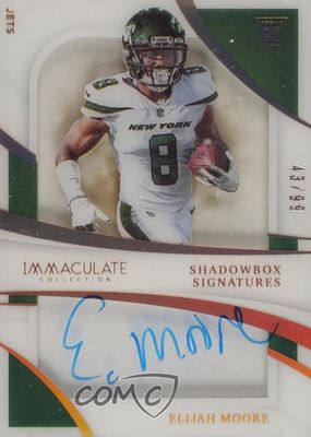 2021 Immaculate #ISS-EM Immaculate Rookie Shadowbox Signatures (/99)