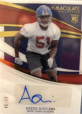 2021 Immaculate #164 Rookie Autographs /99