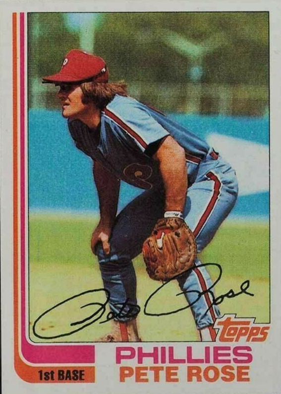 rare pete rose cards 1986 Topps Baseball Card #206 : Collectibles & Fine Art Pete Rose a Hall of