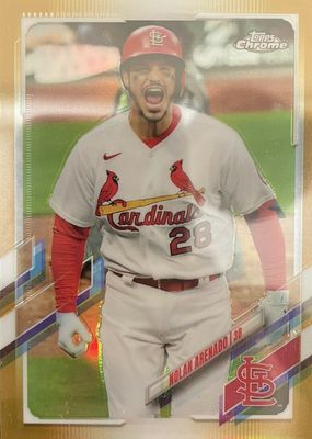 2021 Topps Chrome Update #USC100 Gold Refractor /50