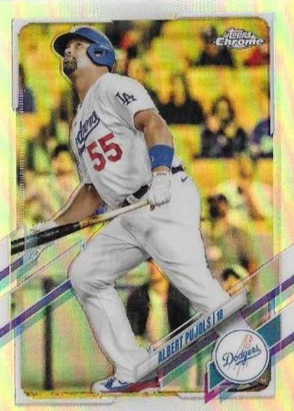 Albert Pujols 2021 Topps Chrome Update #USC50 Refractor /250 RAW