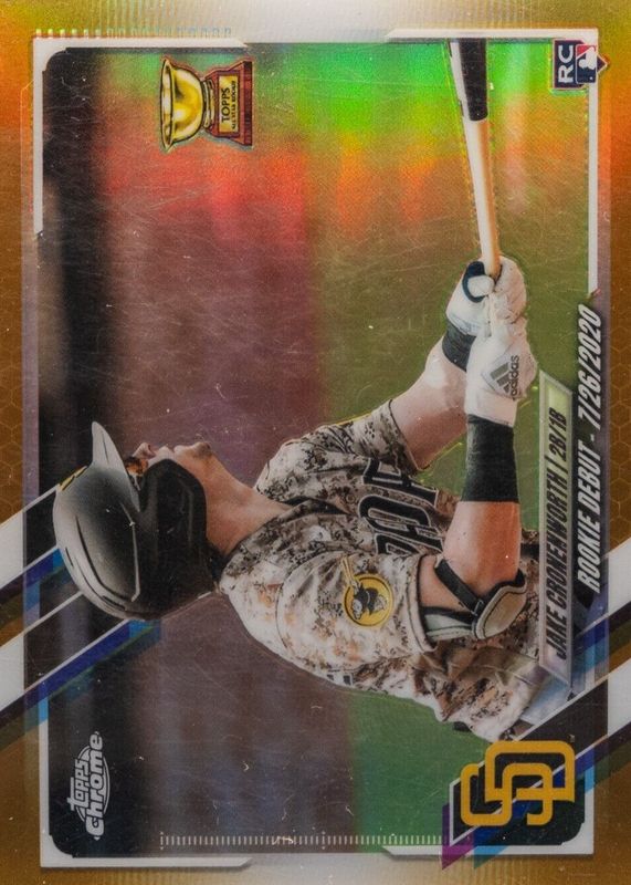 2021 Topps Chrome Update #USC25 Rookie Debut - Gold Refractor /50