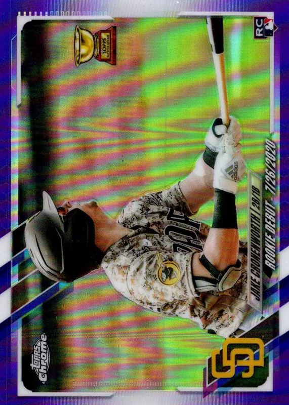 2021 Topps Chrome Update #USC25 Rookie Debut - Purple Refractor