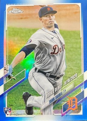 2021 Topps Chrome Update #USC82 Rookie Debut - Blue Refractor /199