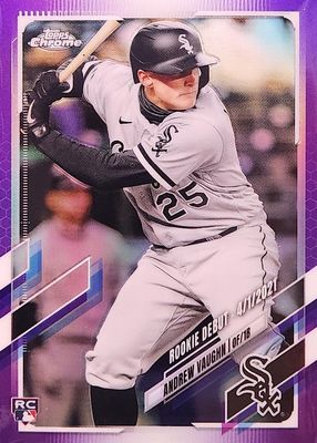 2021 Topps Chrome Update #USC19 Rookie Debut - Purple Refractor