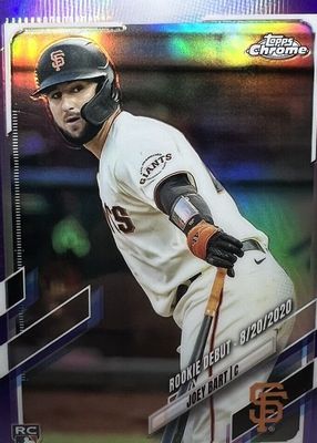 2021 Topps Chrome Update #USC86 Rookie Debut - Purple Refractor