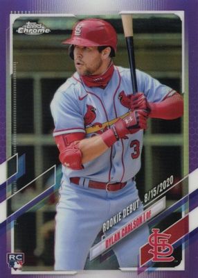 2021 Topps Chrome Update #USC54 Rookie Debut - Purple Refractor
