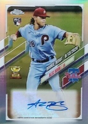 2021 Topps Chrome Update #RDA-AB Rookie Debut Autographs