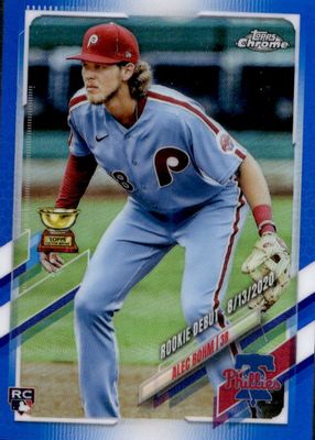 2021 Topps Chrome Update #USC17 Rookie Debut - Blue Refractor /199