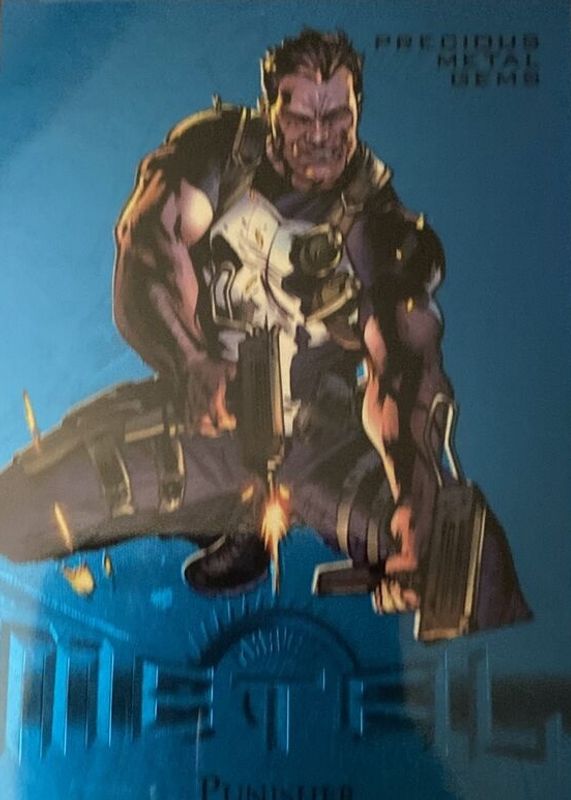 Punisher 2013 Fleer Retro #29 Precious Metal Gems Blue /50 RAW