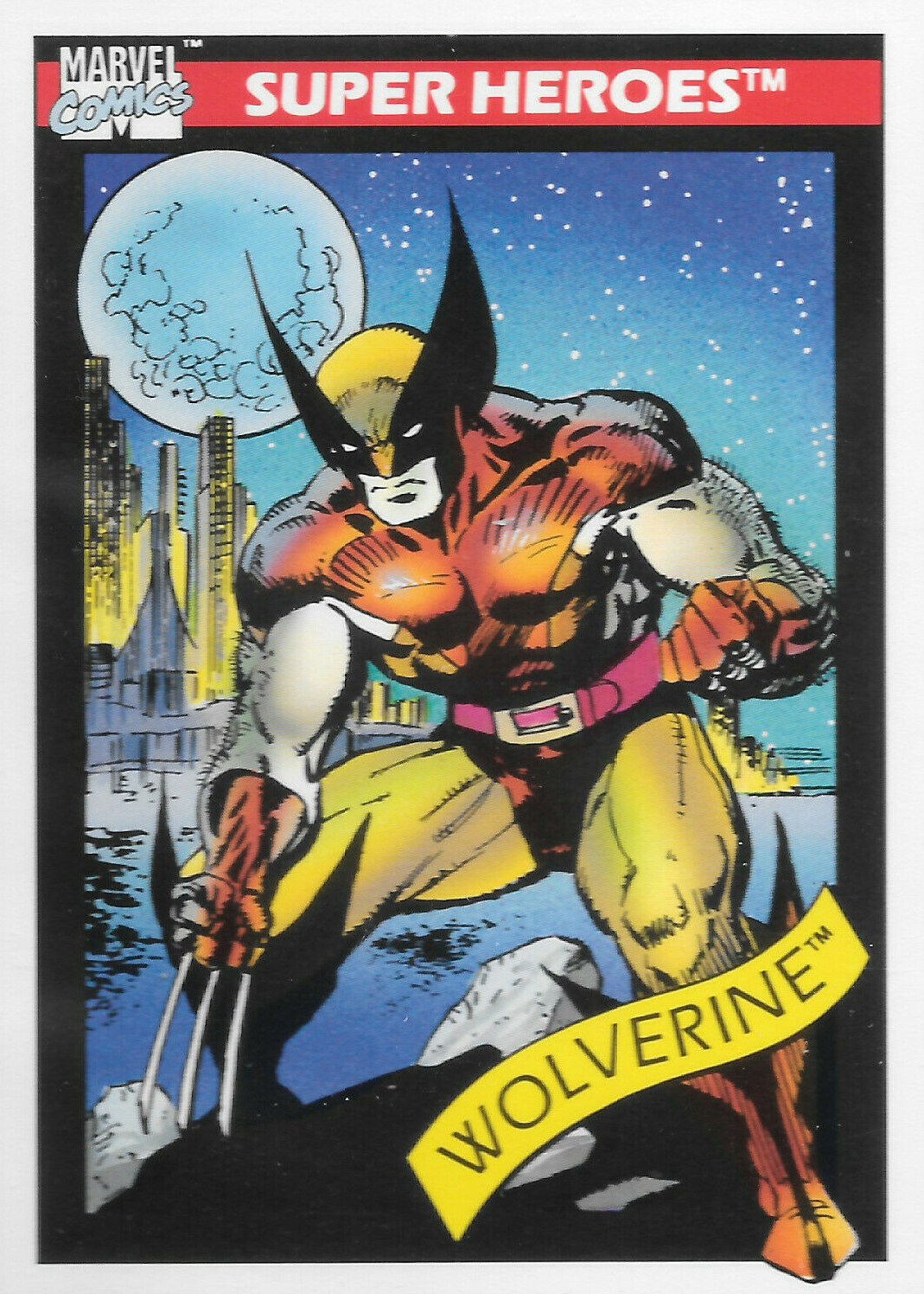 Wolverine 1990 Impel Marvel Universe Base #10 Price Guide