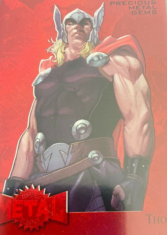 Thor 2015 Fleer Retro #38 Precious Metal Gems Red /100 SGC 10