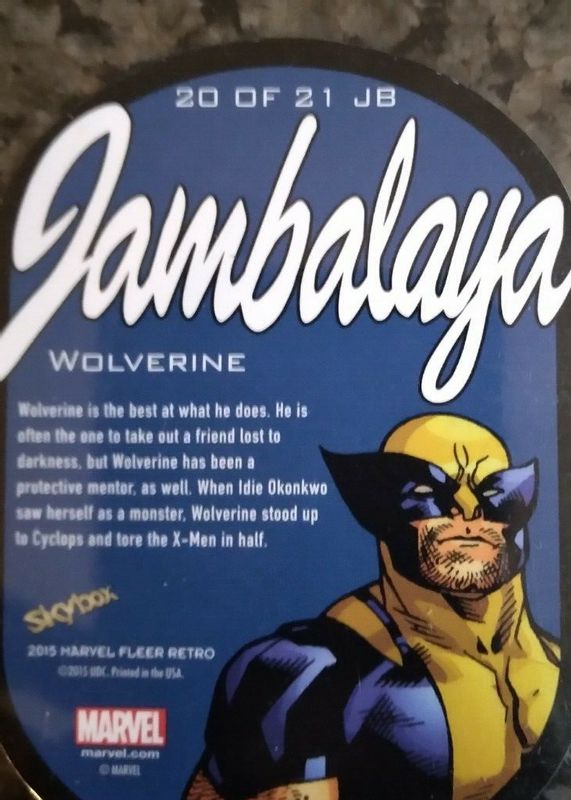 Wolverine 2015 Fleer Retro #20 Jambalaya PSA 10