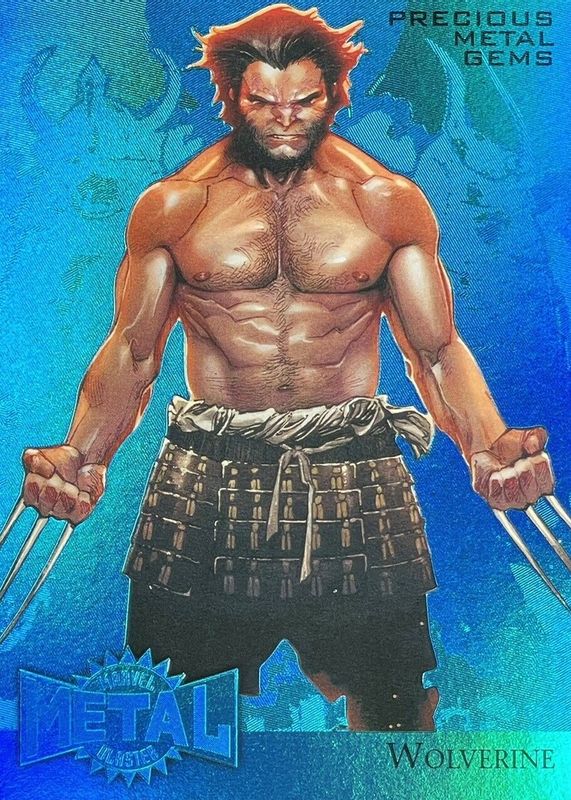 Wolverine 2015 Fleer Retro #41 Precious Metal Gems Blue /50 RAW