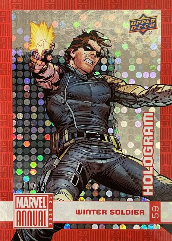 Winter Soldier 2020 Annual #59 Foilboard Hologram /49 RAW