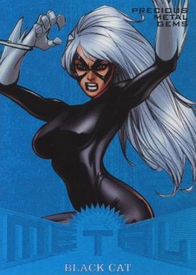 2017 Fleer Ultra Spider-Man #MM6 Precious Metal Gems Blue /49