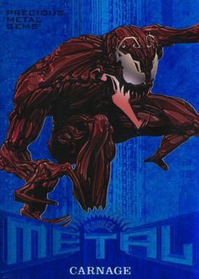 2017 Fleer Ultra Spider-Man #MM14 Precious Metal Gems Blue /49