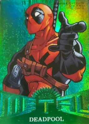 2017 Fleer Ultra Spider-Man #MM12 Precious Metal Gems Green /10