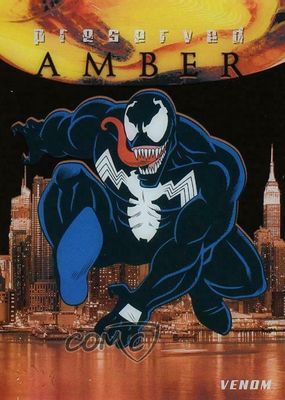 2017 Fleer Ultra Spider-Man #PA1 Preserved Amber City Scape /15