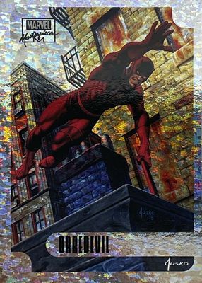 2016 Upper Deck Marvel Masterpieces #8 Speckle Holofoil /99