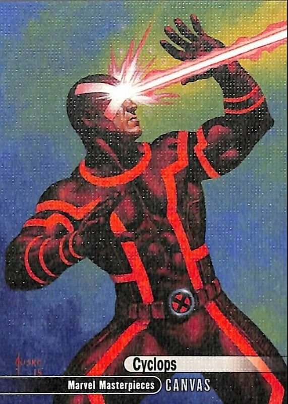 Cyclops 2016 Upper Deck Marvel Masterpieces #98 Canvas RAW