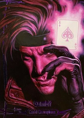 2016 Upper Deck Marvel Masterpieces #57 Epic Purple Foil /199