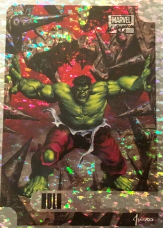 Hulk 2016 Upper Deck Marvel Masterpieces #3 Speckle Holofoil /99 SGC 8