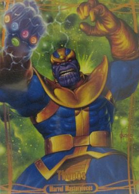 2016 Upper Deck Marvel Masterpieces #64 Orange Foil /99