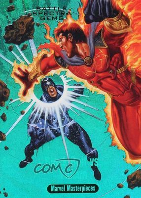 2016 Upper Deck Marvel Masterpieces #BS-13 Battle Spectra Gems /99