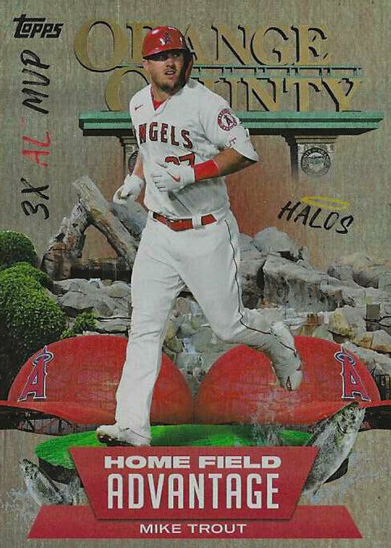 Mike Trout 2022 Topps #HA-5 Home Field Advantage /(SSP) BGS 9