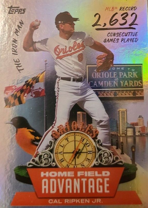 Cal Ripken Jr. 2022 Topps #LHA-2 Legendary Home Field Advantage