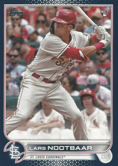 Lars Nootbaar 2022 Topps #58 Royal Blue Price Guide - Sports Card