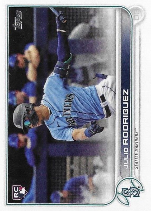 Julio Rodriguez 2022 Topps #659 SP Variation Rookie SGC 9.5