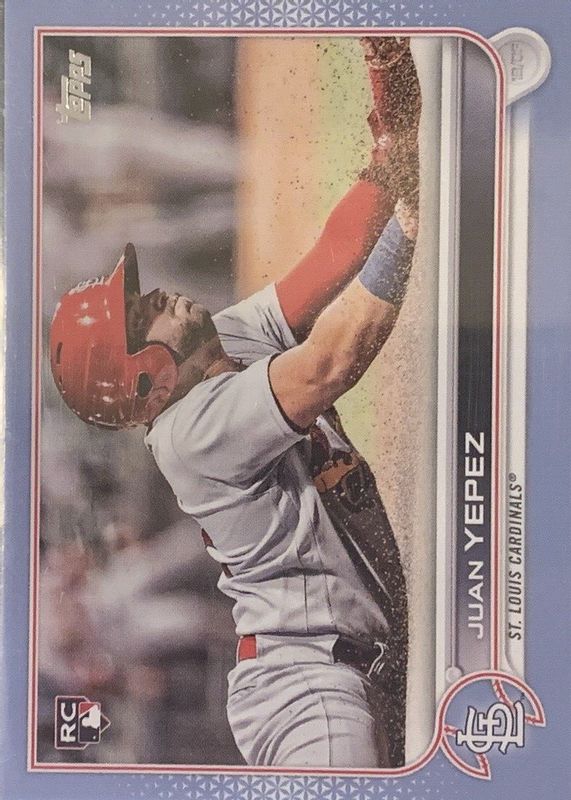 Juan Yepez 2022 Topps #506 Father's Day Powder Blue /50 Rookie SGC 10