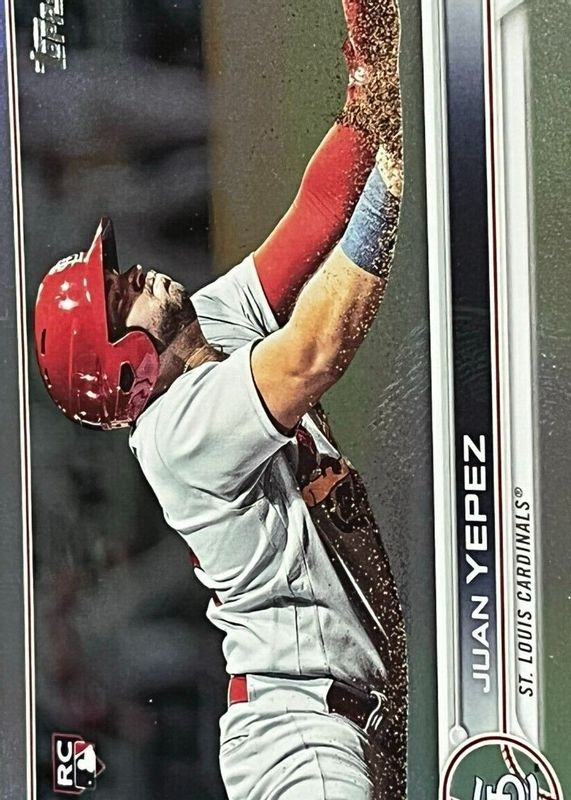 Juan Yepez 2022 Topps #506 Rainbow Foil Rookie SGC 10