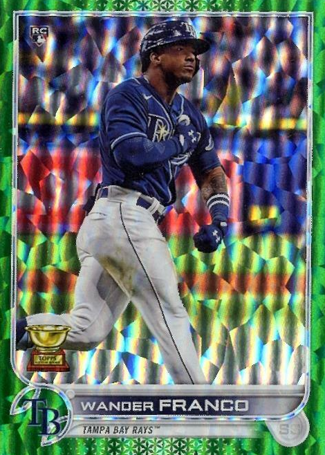 2022 Topps X Wander Franco Collection Green Wander Franco RC