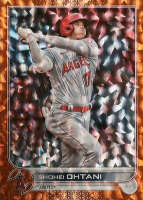 Shohei Ohtani 2022 Topps #1 Orange Foil /299 PSA 10