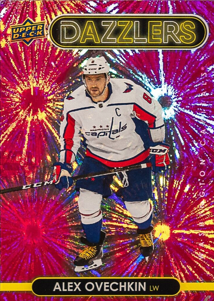 Alexander Ovechkin 2021 Upper Deck #DZ-47 Dazzlers - Pink Price