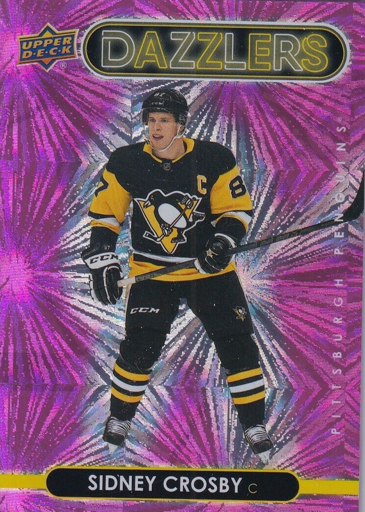 Sidney Crosby 2021 Upper Deck #DZ-35 Dazzlers - Pink Price Guide