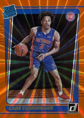 2021 Donruss #211 Orange Laser