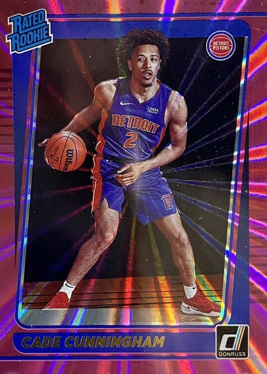 Cade Cunningham 2021 Donruss #211 Pink Laser Price Guide - Sports