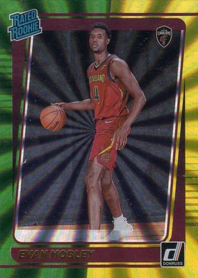 2021 Donruss #225 Green & Yellow Laser