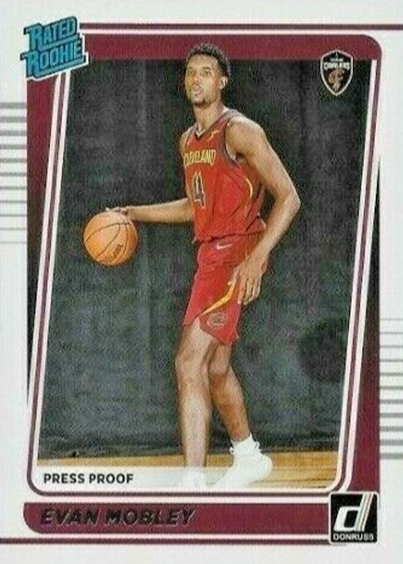 Evan Mobley 2021 Donruss #225 Press Proof Silver Rookie PSA 10