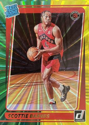 2021 Donruss #236 Green & Yellow Laser