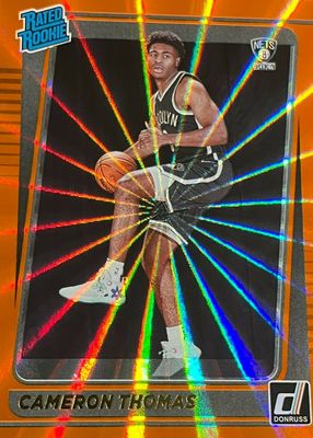 2021 Donruss #203 Orange Laser