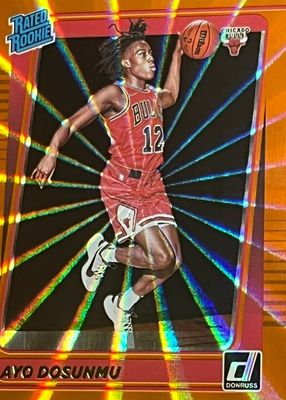 2021 Donruss #221 Orange Laser