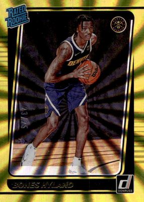Bones Hyland 2021 Mosaic #271 NBA Debut - NBA 75th