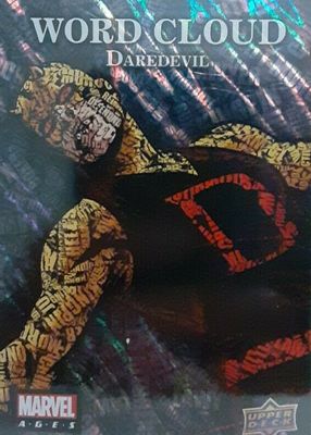 2020 Upper Deck Marvel Ages #WC-15 Word Cloud