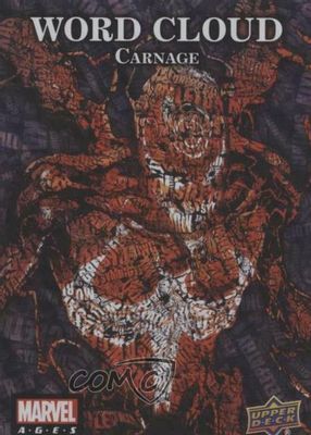 2020 Upper Deck Marvel Ages #WC-47 Word Cloud