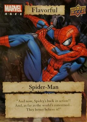 2020 Upper Deck Marvel Ages #F-3 Flavorful